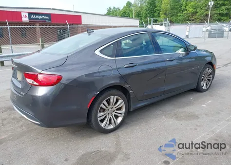 2015 Chrysler 200 Limited из США, поврежденный, VIN 1C3CCCAB5FN735837
